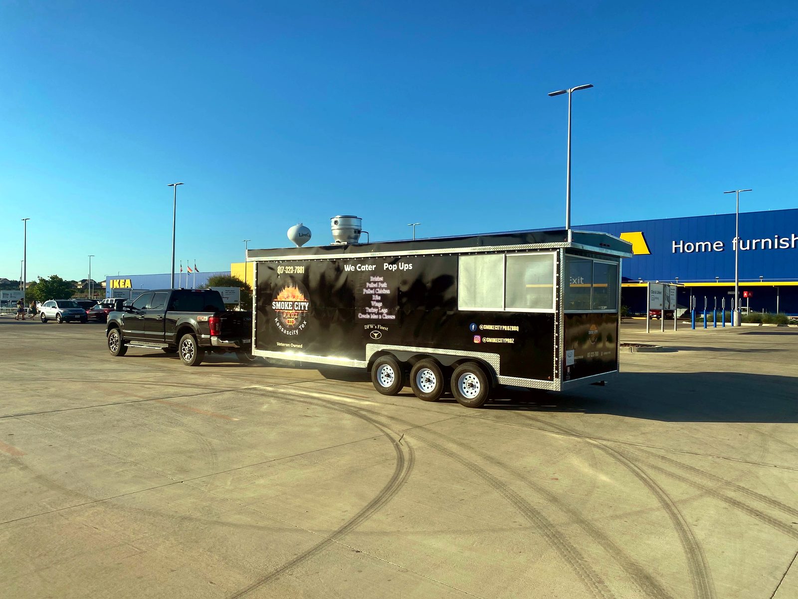 Smoke City Proz BBQ — porch build on the road